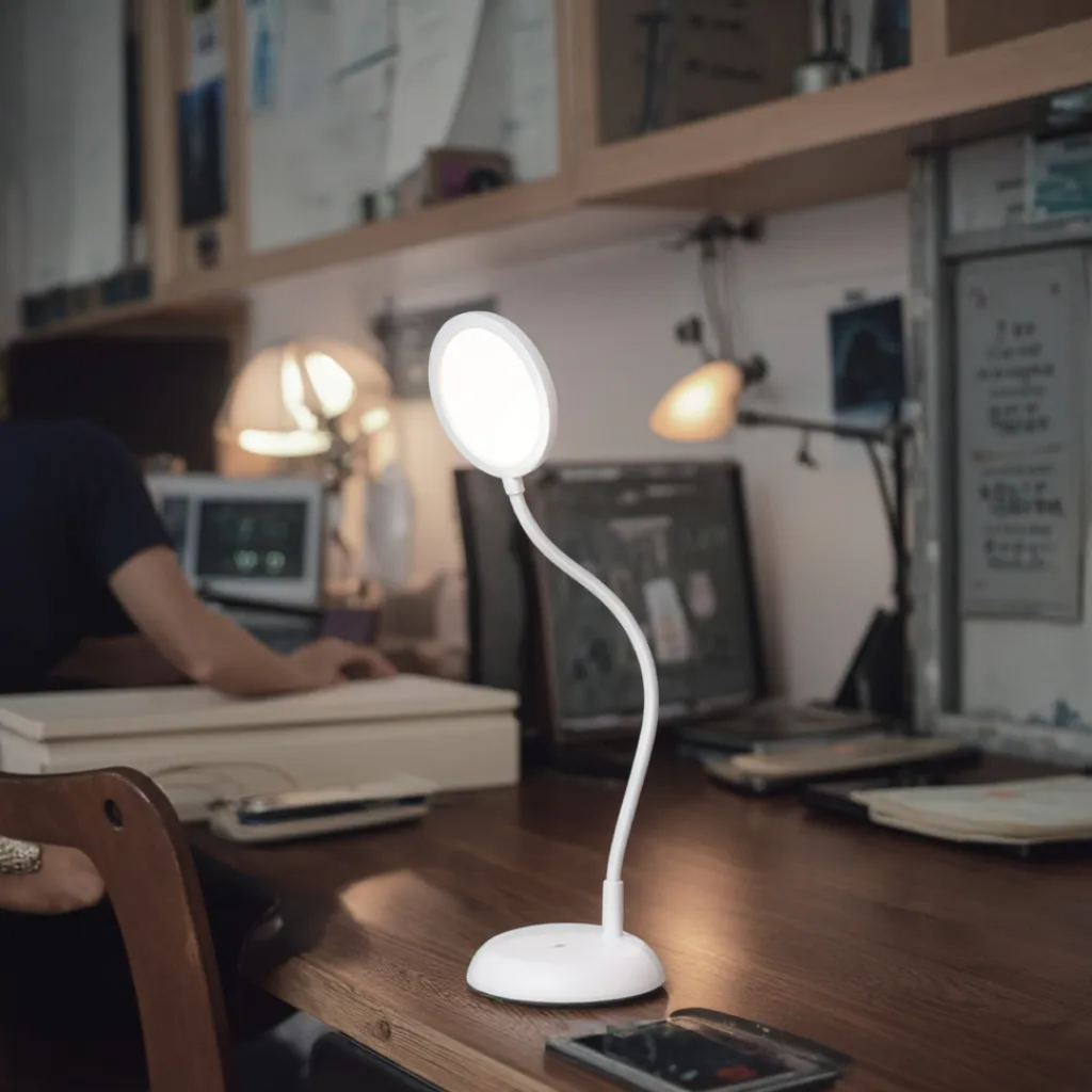The Flair Store™ Reading LED Desk Lamp, Eye Protection Dimmable Light, Study Lamp for kids, work desk with Adjustable neck
