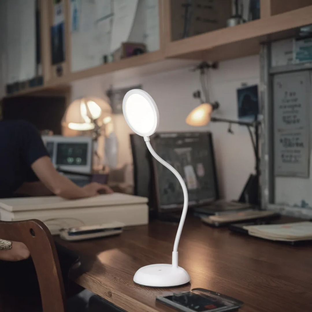 The Flair Store™ Reading LED Desk Lamp, Eye Protection Dimmable Light, Study Lamp for kids, work desk with Adjustable neck