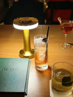 The Flair Store™ Luxurious Round Dumbbell Metal Lamp, Best for Dinner Table, Coffee Table, Restaurant & Clubs Party