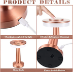 The Flair Store™ Luxurious Round Dumbbell Metal Lamp, Best for Dinner Table, Coffee Table, Restaurant & Clubs Party