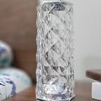 The Flair Store™ Crystal Lamp,16 Color Changing Rose Diamond Table Lamp, USB Rechargeable Touch control & Remote Control – A Touch of Elegance & Romance