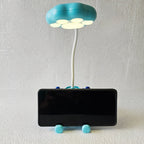 The Flair Store™ Cute Cartoon Study Lamp for Kids-Adjustable Neck, with mobile & pen Holder (Pack of 1)