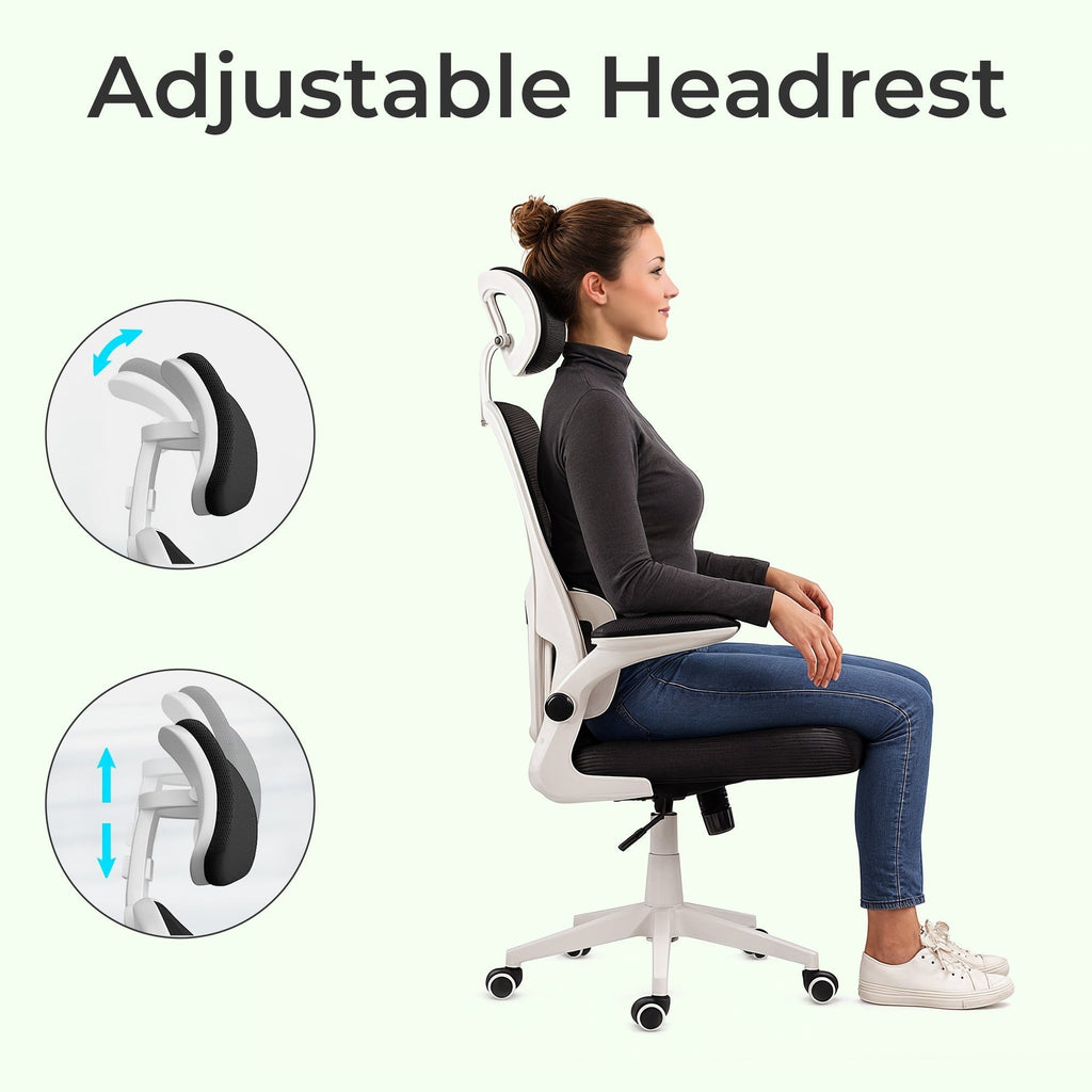 Mesh Office Chair with Head Support Chair for Optimal Comfort while working