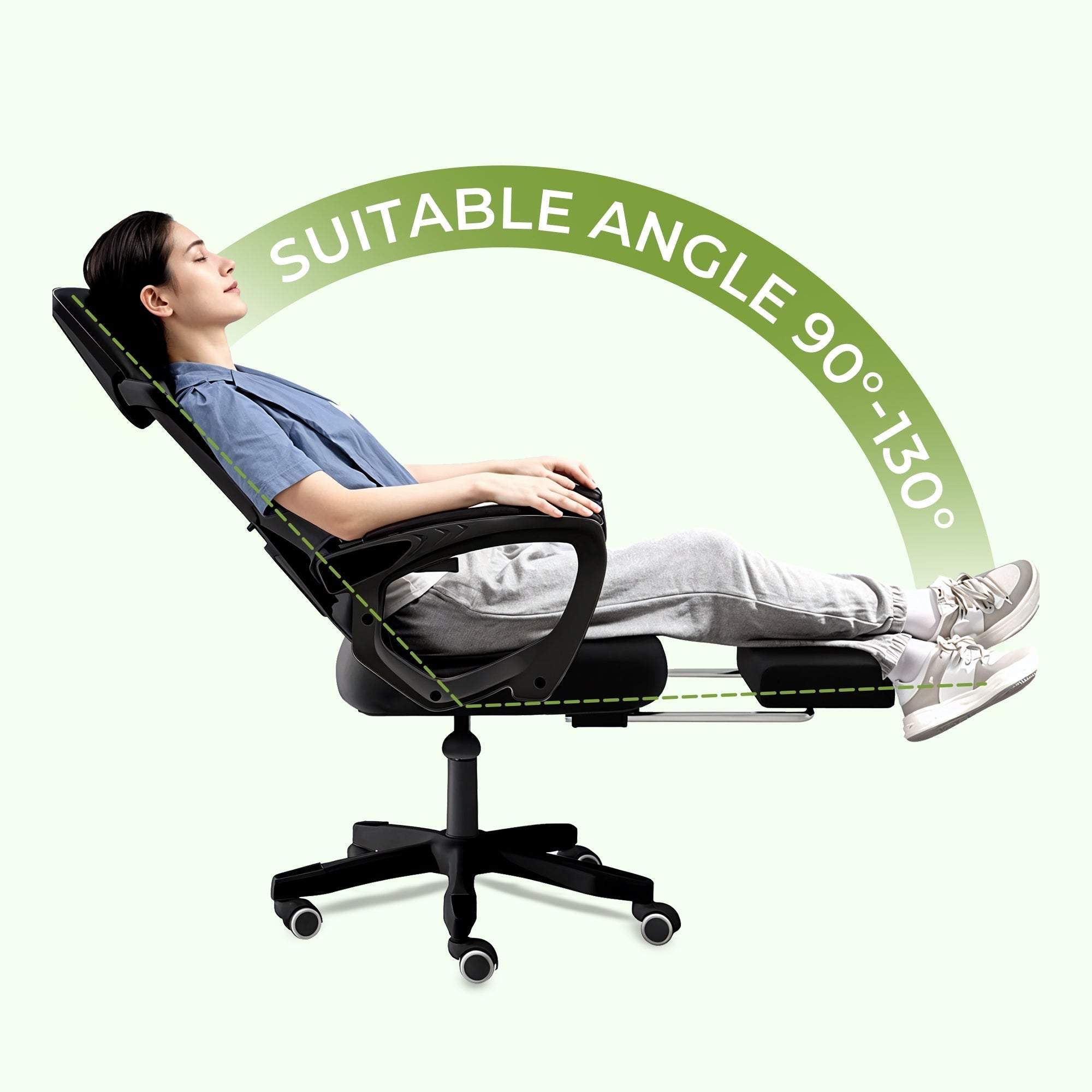 Mesh Office Chair with Head Support Chair for Optimal Comfort while working