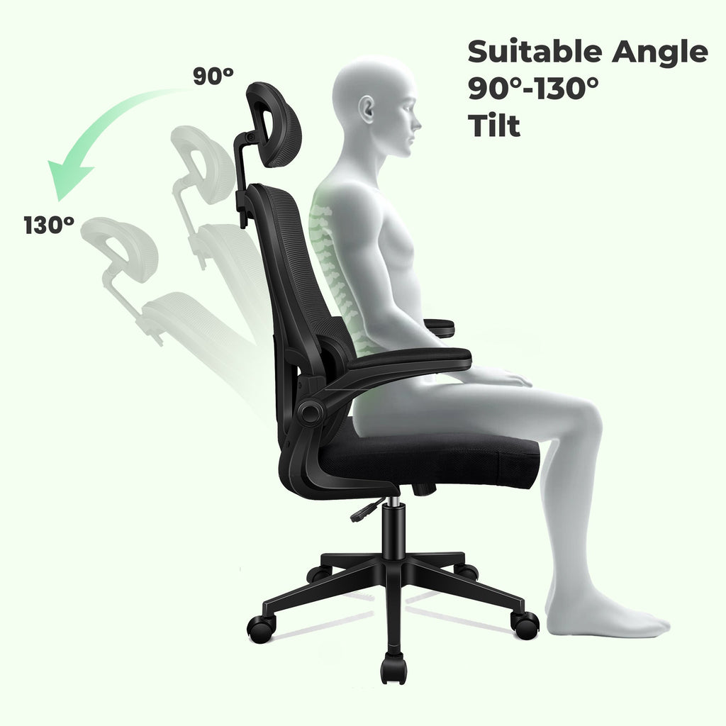 Mesh Office Chair with Head Support Chair for Optimal Comfort while working