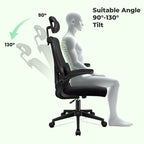 Mesh Office Chair with Head Support Chair for Optimal Comfort while working