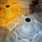 The Flair Store™ Crystal Lamp,16 Color Changing Rose Diamond Table Lamp, USB Rechargeable Touch control & Remote Control – A Touch of Elegance & Romance