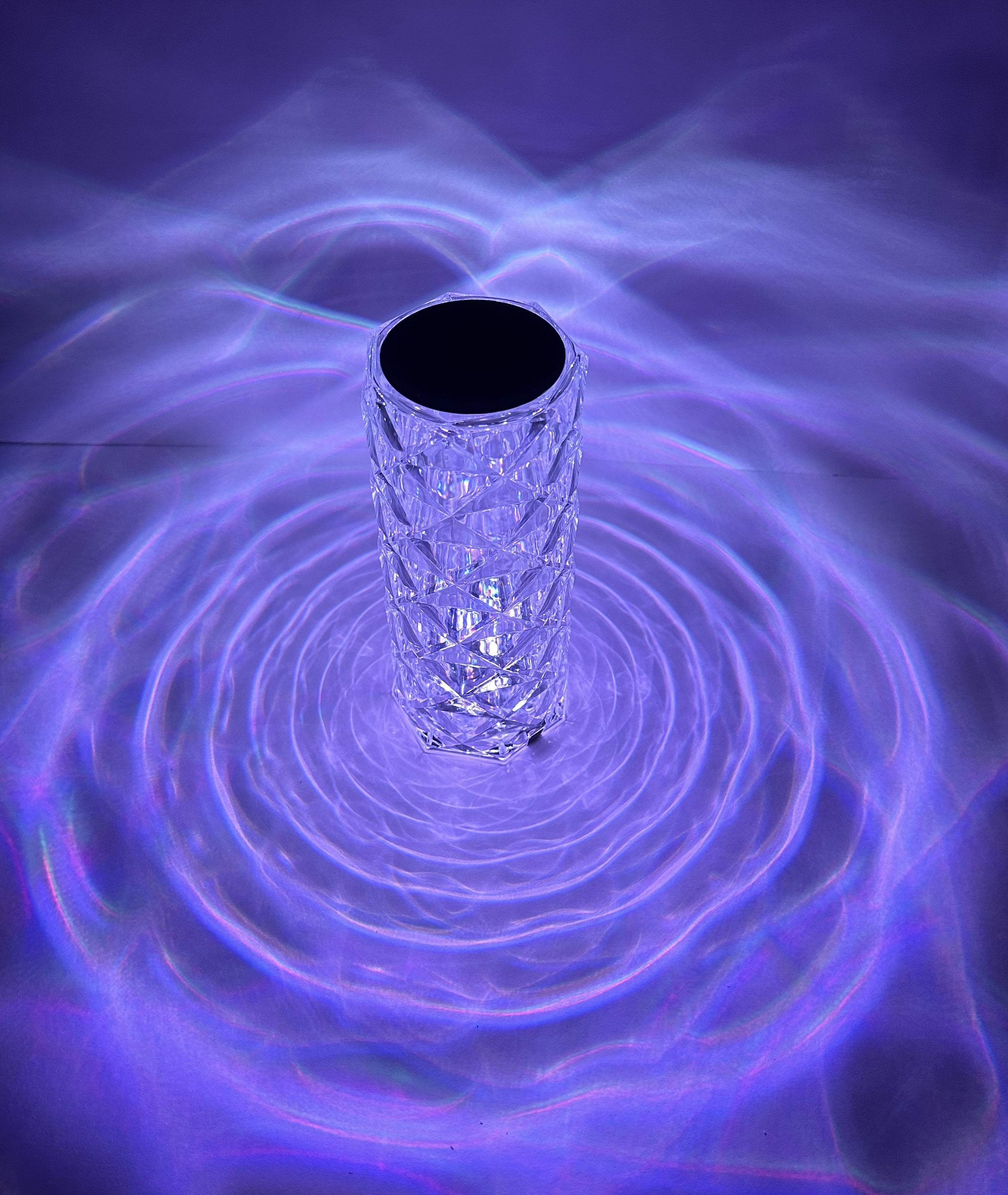 The Flair Store™ Crystal Lamp,16 Color Changing Rose Diamond Table Lamp, USB Rechargeable Touch control & Remote Control – A Touch of Elegance & Romance