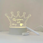 The Flair Store™ 3D Creative Writing Visualization Lamp Message Board Smart USB Greetings LED Lamp