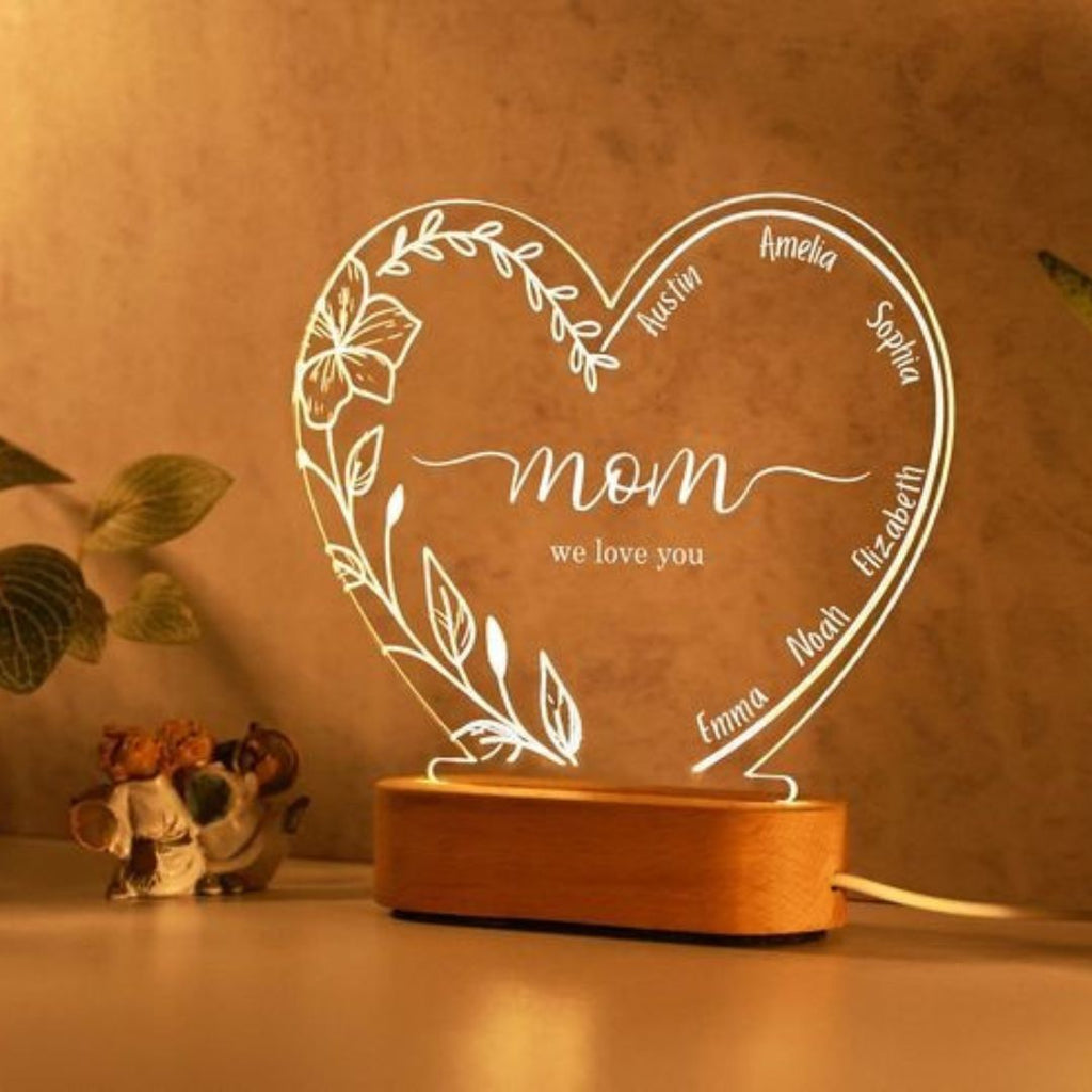 The Flair Store™ 3D Creative Writing Visualization Lamp Message Board Smart USB Greetings LED Lamp