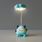 The Flair Store™ Cute Cartoon Study Lamp for Kids-Adjustable Neck, with mobile & pen Holder (Pack of 1)