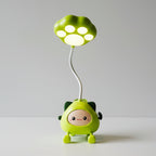 The Flair Store™ Cute Cartoon Study Lamp for Kids-Adjustable Neck, with mobile & pen Holder (Pack of 1)