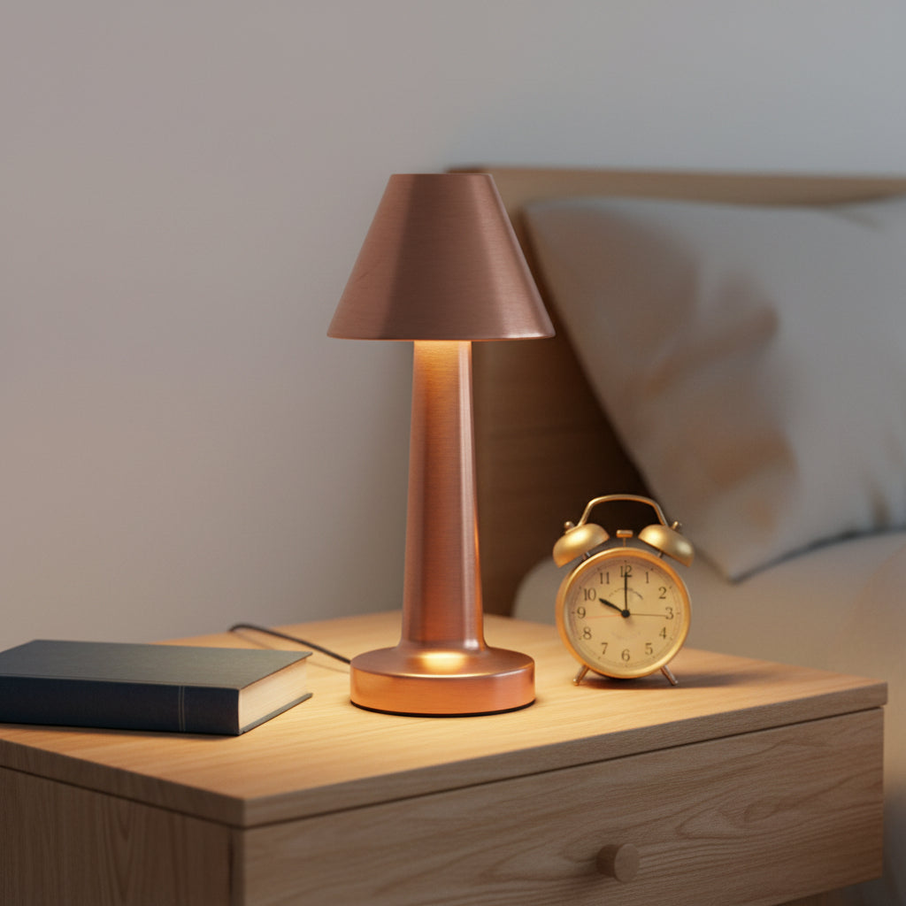 The Flair Store™ Mushroom Cap Metal Lamp, Best for Dinner Table, Coffee Table, Restaurant & Clubs Party