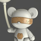 The Flair Store™ Teddy with Balloon LED Desk Lamp, Decorative Study Lamp for Kids Room, Adjustable Legs, Best for Gifts